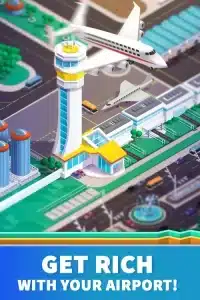 Idle airport tycoon mod apk(v1.4.7 ,Menu, Money, Speed) 2