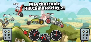 Hill Climb Racing 2 modded Apk v1.66.1 (Unlimited Money/All Cars Unlocked) 2