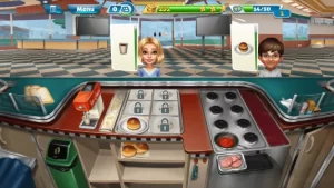 APK cooking fever mod(unlimited gems&money) 3