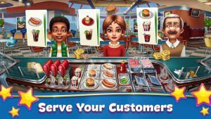 APK cooking fever mod(unlimited gems&money) 4